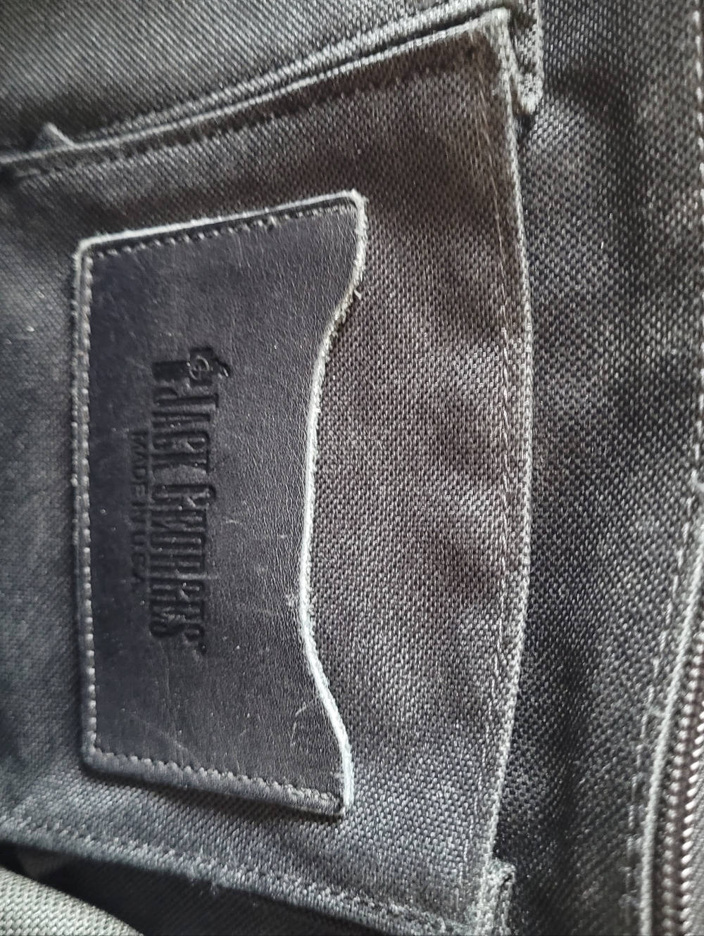 Jack Georges Classic Black Men's Shoulder Bag - Sleek Professional Carry - Picture 6 of 9